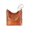 damska kozena kabelka hneda francesca