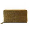 Dámská kožená peněženka Iris, Žlutá