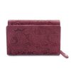Dámská kožená peněženka Edita, Fuchsiová