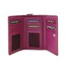 Dámská kožená peněženka Edita, Fuchsiová