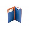Kožená peněženka s pouzdrem na iPhone 7/6S/6 Plus, Hnědo/Modrá