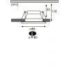 Paulmann No 93398 Einbauleuchte Cole GU10 max 10W Wei Silber matt.93398 7
