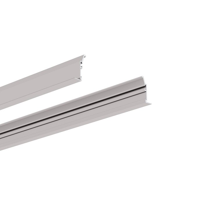 sadrokartonu klus kolejnicove delka m osvetleni lista anodizovana uprava modkrkol alu stribrna do 3 pro povrchova