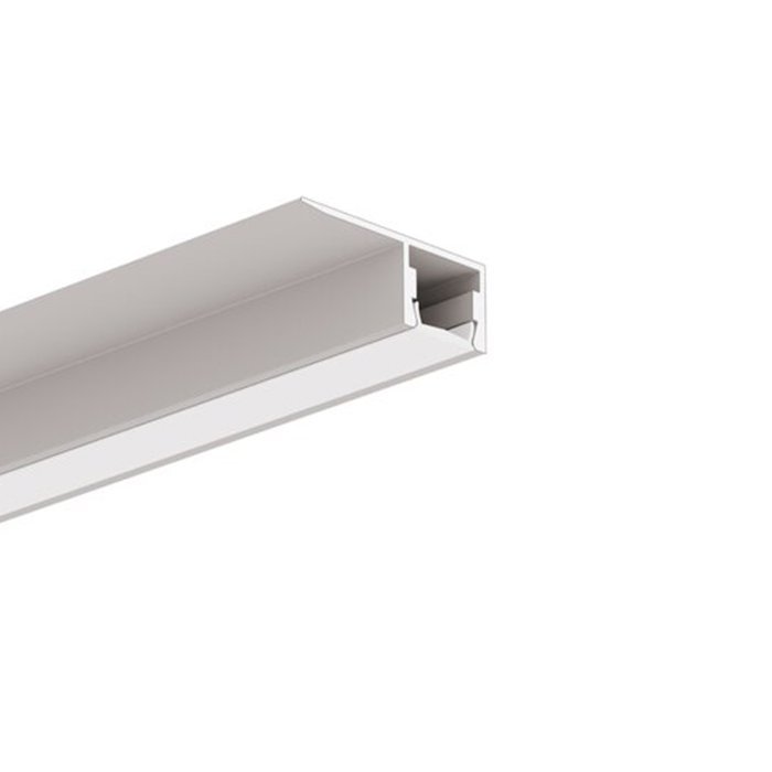 vestavna pds-t-bok led ukoncovaci lista klus stříbrná anodizovaná