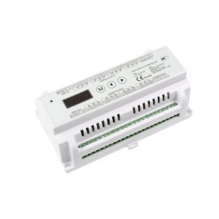DMX LED ovladač 24-kanálový na DIN lištu