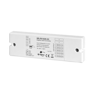 ZigBee stmívač LED pásků CCT, RGB, RGBW, RGBWW Sunricher 5x4A