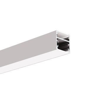 profil glaza-duo klus stropni k led zaveseni stříbrná anodizovaná