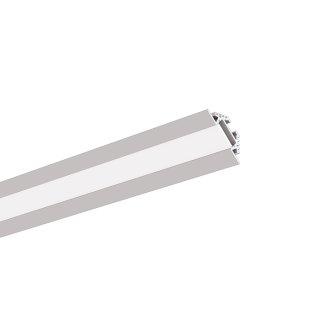 lista pac-alu rohova led 45 stupnu klus stříbrná anodizovaná