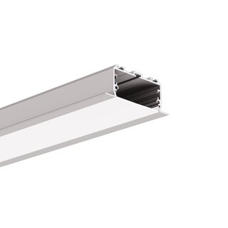 klus zapustny profil larko-50 do podhledu led stříbrná anodizovaná