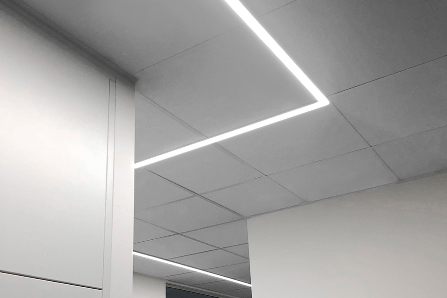 Bürogänge im Office Park