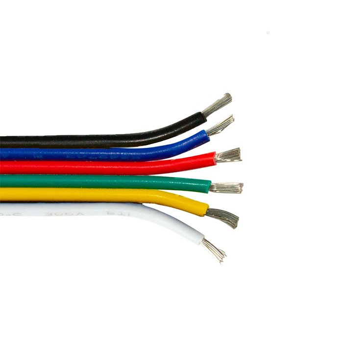 Flachbandkabel Meterware 6x0,5mm² für RGB + CCT LED Streifen, 4,75 €