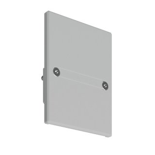 kunststoff led fur profile endkappe klus mod-50 Grau