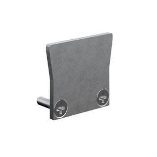 led klus hr-max-stn fur profile stahl endkappe Grau