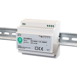 LED-Netzteil für Hutschiene 12V 100W POS