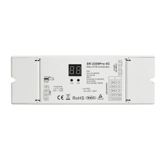 cct fur controller sr2309pro5c dali2 5x5a lux miners ledstreifen rgbww rgb