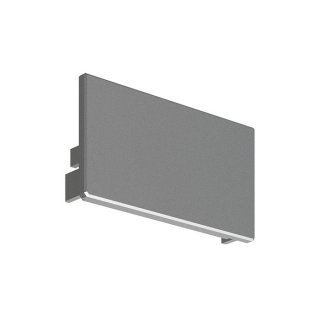 profile endkappe fur alu klus box-m kunststoff Silber