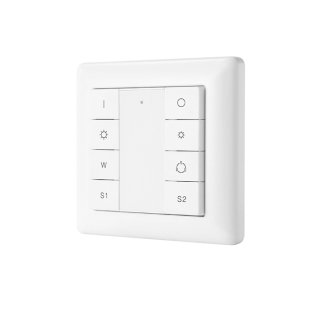 zigbee zone miners sr-zg9001k8-rgbw 3v wandschalter 1 rgbw batterie dc lux