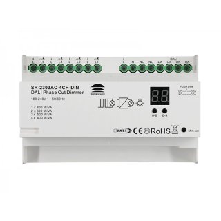 max lux 2303ac4chdin miners 400w 4x 230v dali2controller