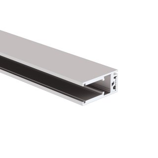 krav810 3 led oberflachenbehandlung silber m klus lange glaskantenleiste anodisiert