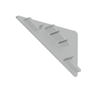 Kunststoff Endkappe für LED Profile KLUŚ LOC-30-L