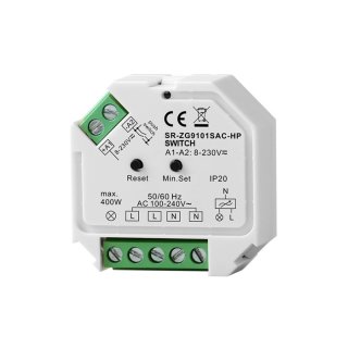 miners unterputz 400w srzg9101sachpswitch schalter zigbee 230v lux max