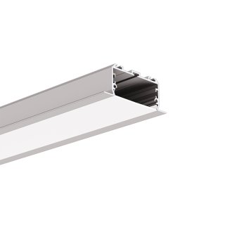 einlassprofil lange decken fur silber larko50 abgehangte 3 klus oberflachenbehandlung anodisiert led m