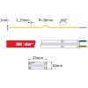 LED-Streifen COB RGB 24V | IP20 | 14W | 840LED