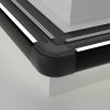 fur klus eckkappe led step-90 profile kunststoff
