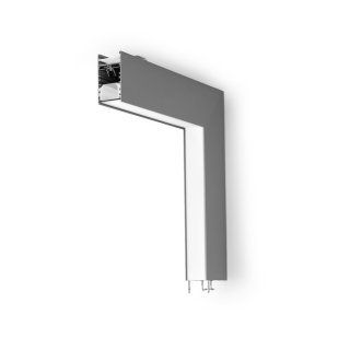 Rohové LED svietidlo L tvaru KLUŚ SERPENT NT L90PW | 14W