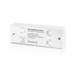 0/1-10V stmievač LED pásikov Lux Miners SR-2006-PUSH DIM| 1x10A