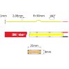 COB LED pásik 12V | IP20 | 10W | 480LED | CRI90+