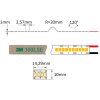 Biely LED pásik 12V | IP20 | 18W | 280LED | CRI80+
