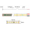 Biely LED pásik 24V | IP20 | 12W | 168LED | CRI80+