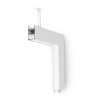 Závesné rohové LED svietidlo L tvaru KLUŚ SERPENT ZW L90PW | 16W