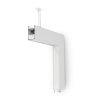 Závesné rohové LED svietidlo L tvaru KLUŚ SERPENT ZW L90PW | 16W