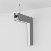 Závesné rohové LED svietidlo L tvaru KLUŚ SERPENT ZW L90PW | 16W