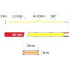 COB LED pásik 24V | IP20 | 10W | 480LED | CRI90+