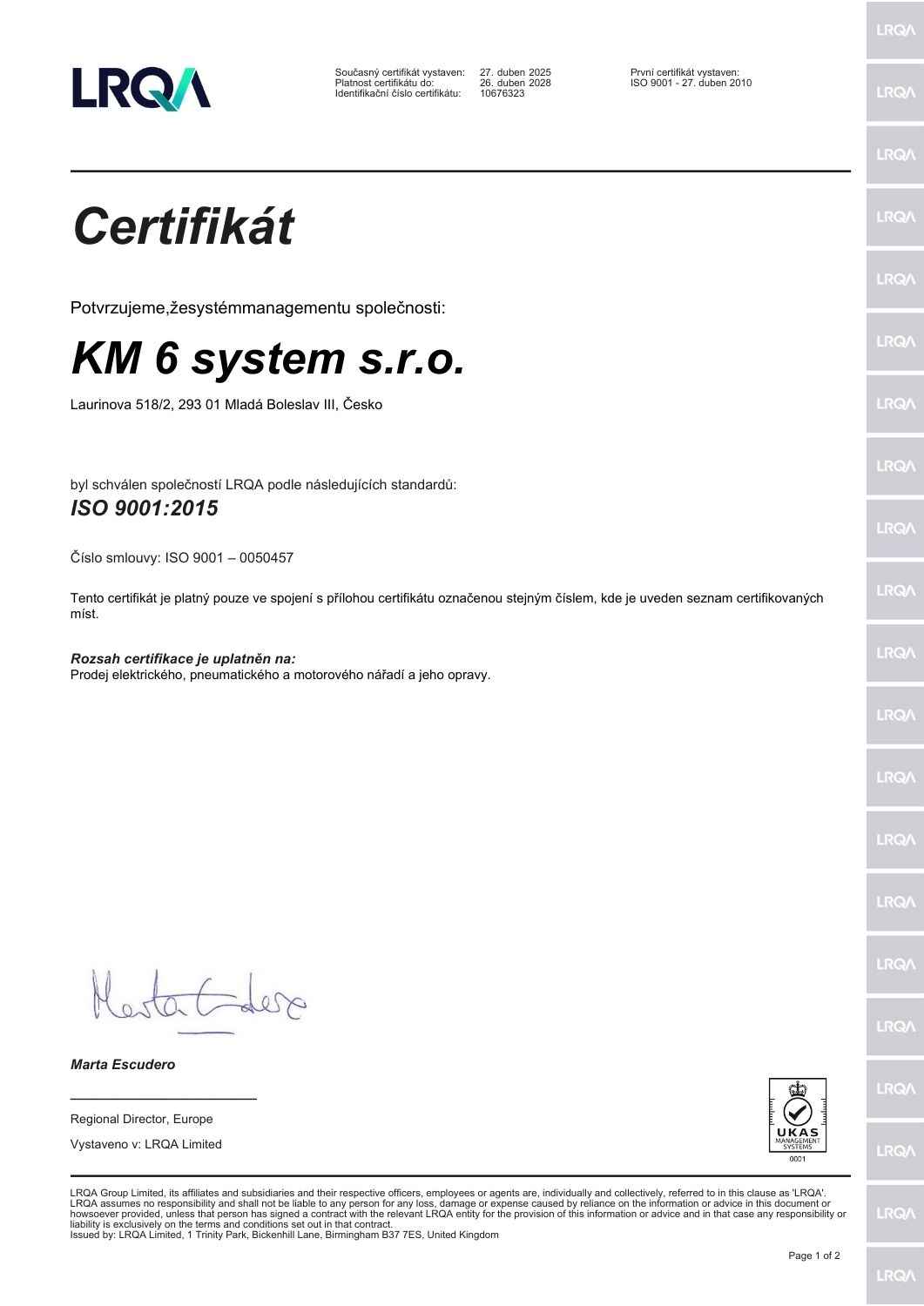 certifikat ISO 9001-2022-1