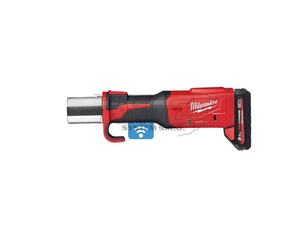 Milwaukee M18 ONEBLHPT-302C M-SET, Hydraulické akumulátorové krimpovací kleště s 15/22/28 mm čelistmi M profilu akumulátorové řady M18™ FORCE LOGIC™ ONE-KEY™ v setu se 2 akumulátory M18 HB3 a rychlonabíječkou M12-18 FC