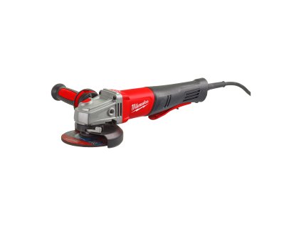Milwaukee AGV 13-125 XSPDEB, 1250 W úhlová bruska s AVS systémem a kolébkovým spínačem