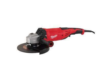 Milwaukee AGVK 24-230 EK DMS, 2400 W 230 mm úhlová bruska s bezpečnostní spojkou, AVS systémem a deadman spínačem