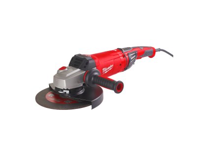 Milwaukee AGVKB 24-230 EKX, 2400 W 230 mm úhlová bruska s brzdou, bezpečnostní spojkou, AVS systémem a funkcí FIXTECTM