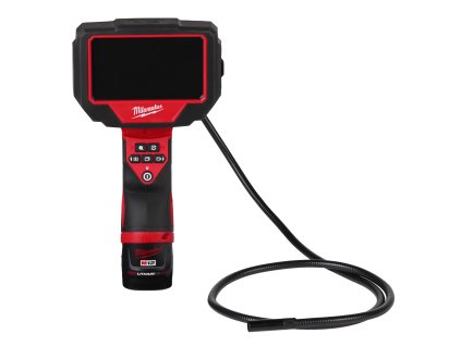 Milwaukee M12 360IC12-201C Aku  inspekční kamera 360° 1,2 m 2. generace akmulátorové řady M12™ v setu s akumulátorem M12 B2 a nabíječkou C12C v transportním kufru