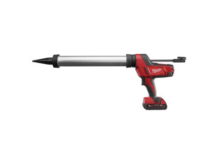 Milwaukee C18 PCG/600A-201B, Aku vytlačovací pistole na kartuše akumulátorové řady M18™  600 ml s hliníkovou tubou v setu s akumulátorem M18 B2 a inteligentní nabíječkou M12-18 C