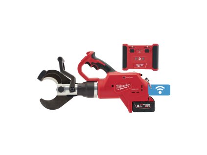 Milwaukee M18 HCC75R-502C, Aku hydraulické nůžky na zemní kabely 75 mm akumulátorové řady M18™ FORCE LOGIC™ v setu  se 2 akumulátory M18 B5 a rychlonabíječkou M12-18 FC