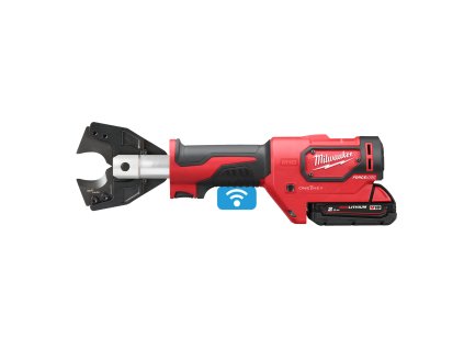 Milwaukee M18 ONEHCC-201C CU/AL-SET, Aku hydraulické kleště na kabely 35 mm s Cu/Al čelistí akumulátorové řady M18™ FORCE LOGIC™ pro štípání hliníkových a měděných kabelů (třída 1-5) v setu s akumulátorem M18 B2 a inteligentní nabíječkou M12-18 C