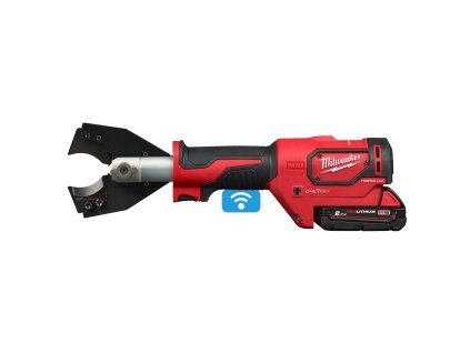 Milwaukee M18 ONEHCC-201C FSW SET, Aku hydraulické kleště na kabely 35 mm s FSW čelistí akumulátorové řady M18™ FORCE LOGIC™ pro štípání flexibilních lankových vodičů (třída 5) v setu s akumulátorem M18 B2 a inteligentní nabíječkou M12-18 C