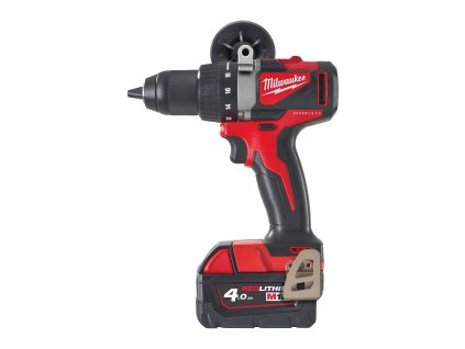 Milwaukee M18 BLDD2-402X, Aku bezuhlíkový vrtací šroubovák akumulátorové řady M18™ v setu se 2 akumulátory M18 B4 a inteligentní nabíječkou M12-18 C v HD boxu