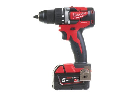 Milwaukee M18 CBLDD-502C, Aku kompaktní bezuhlíkový vrtací šroubovák akumulátorové řady M18™ v setu se 2 akumulátory M18 B5 a inteligentní nabíječkou M12-18 C