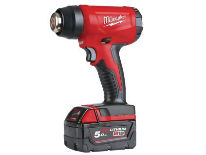 Milwaukee M18 BHG-502C, Aku horkovzdušná pistole akumulátorové řady M18™ v setu se 2 akumulátory M18 B5 a inteligentní nabíječkou M12-18 C